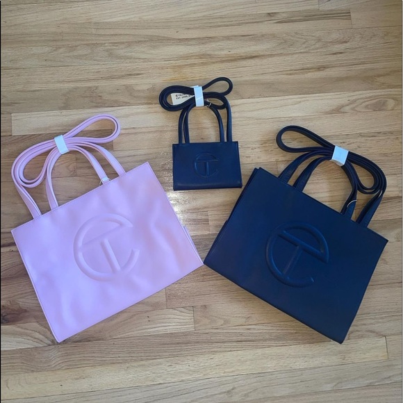 AUTHENTIC BUBBLEGUM PINK MEDIUM TELFAR BAG - Picture 3 of 4